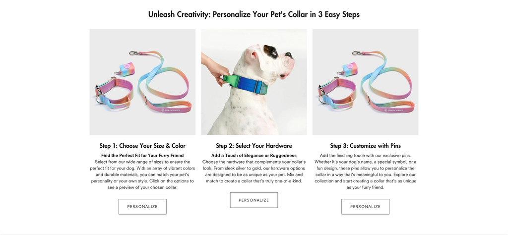 PERSONALIZE YOUR COLLAR