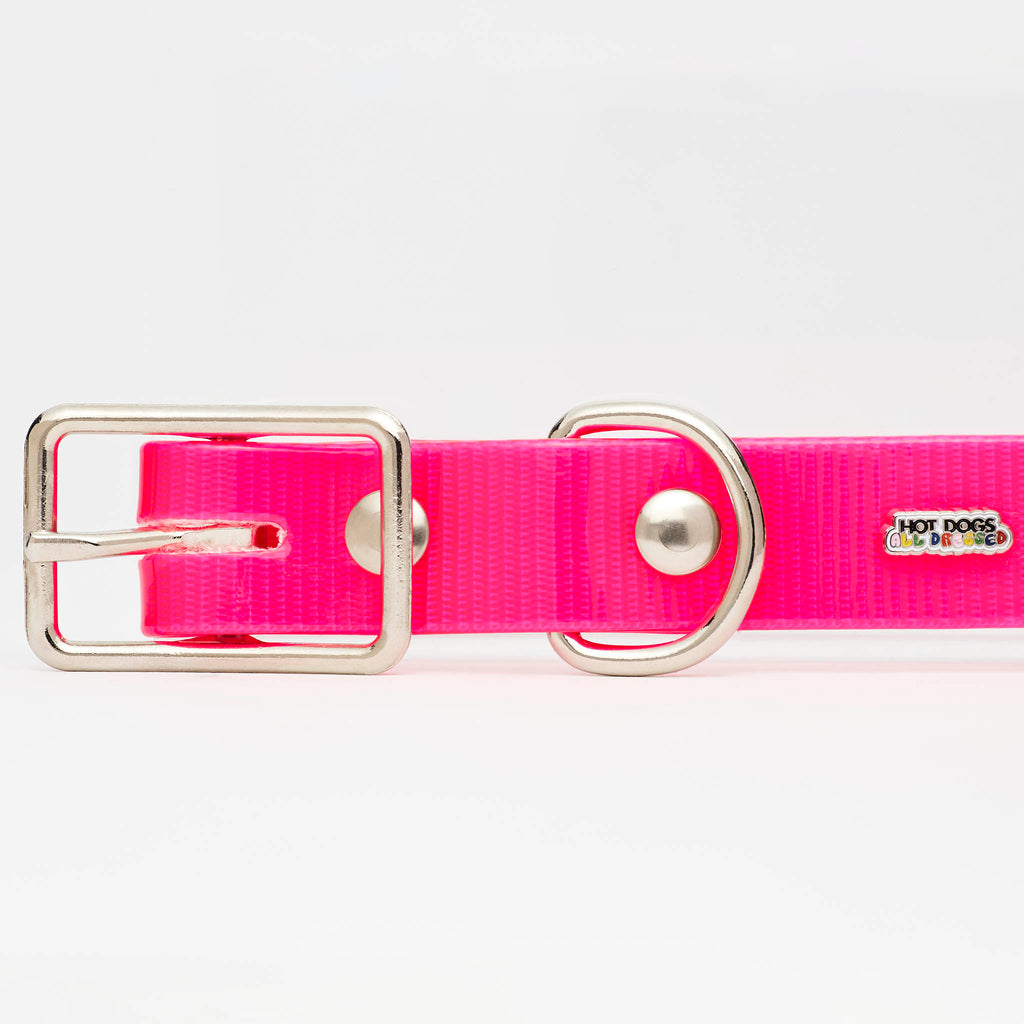 Luxury Pink Dog Collar